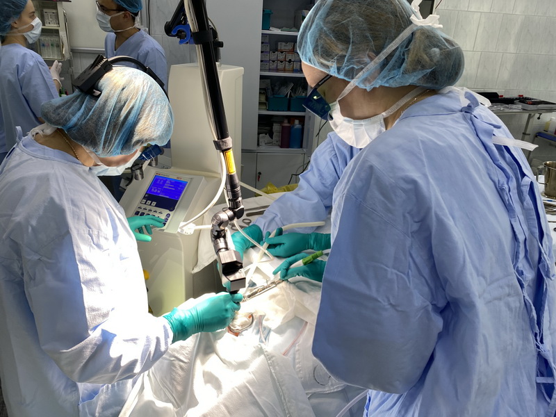 Эндоскопические лазерные операции внедрены в рутинную клиническую практику Центра